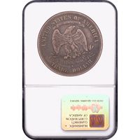 1878-S Trade Dollar (T$1) Reverse Slab Image