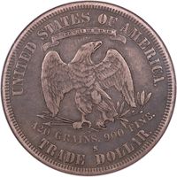 1878-S Trade Dollar (T$1) Reverse Image
