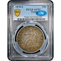 1878-S Trade Dollar (T$1) Obverse Image