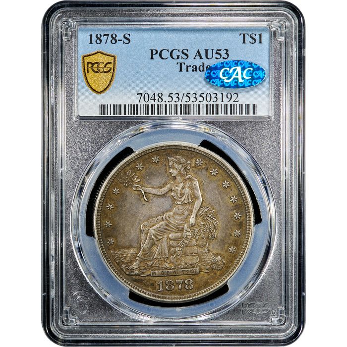 1878-S Trade Dollar (T$1) Obverse Image