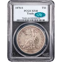 1878-S Trade Dollar (T$1) Obverse Slab Image
