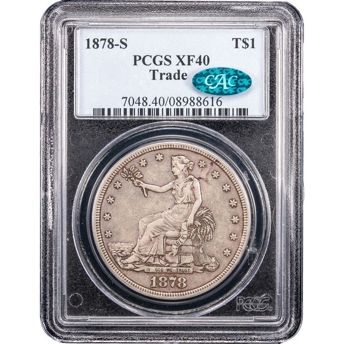 1878-S Trade Dollar (T$1) Obverse Slab Image