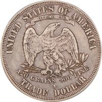 1878-S Trade Dollar (T$1) Reverse Image