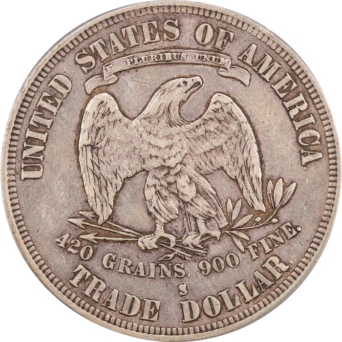 1878-S Trade Dollar (T$1) Reverse Image