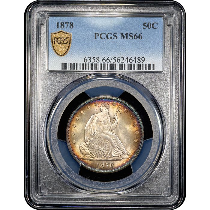 1878 Seated Liberty Half Dollar (50c) Obverse Image