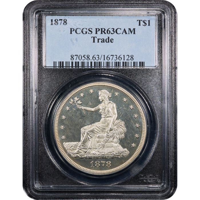 1878 Trade Dollar ($1) Obverse Image