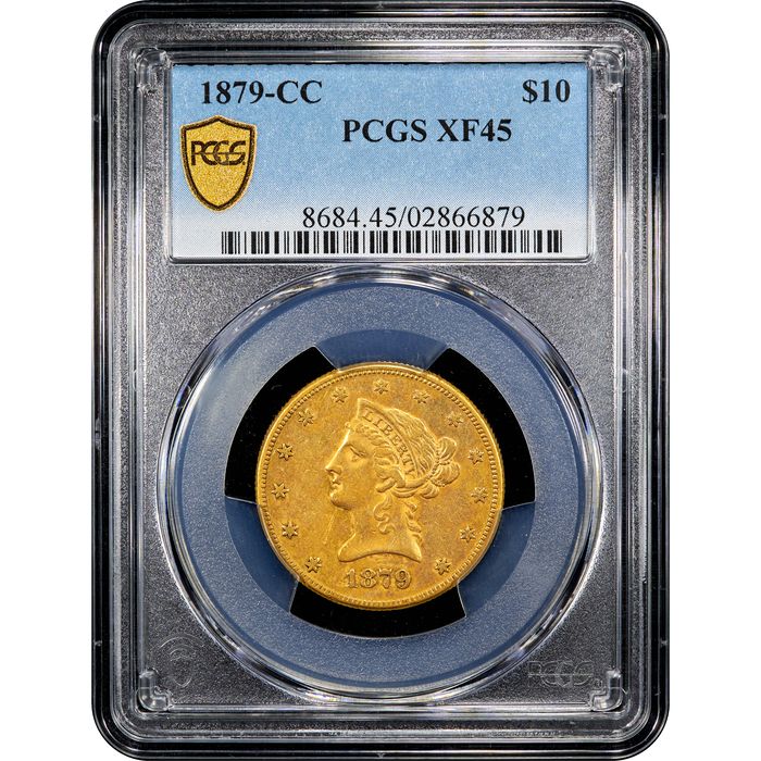 1879-CC Liberty Gold Eagle ($10) Obverse Slab Image
