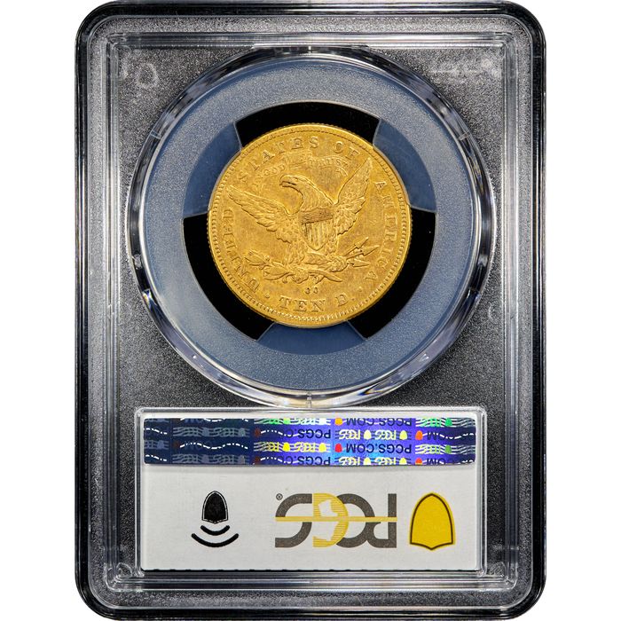 1879-CC Liberty Gold Eagle ($10) Reverse Slab Image
