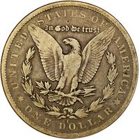 1879-CC Morgan Dollar ($1) Reverse Image