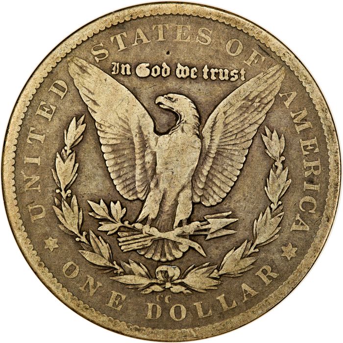 1879-CC Morgan Dollar ($1) Reverse Image
