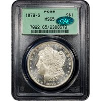 1879-S Morgan Dollar ($1) OGH Obverse Slab Image