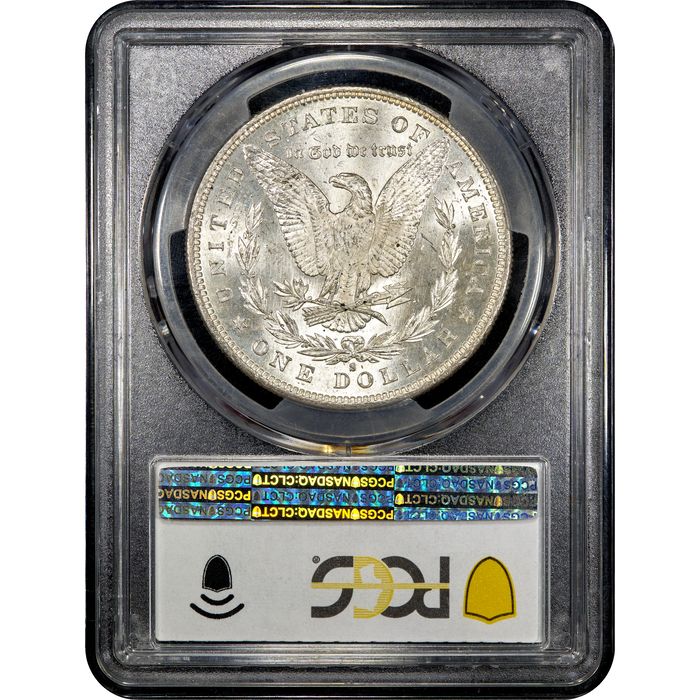 1879-S Morgan Dollar ($1) Rainbow Toner Reverse Slab Image