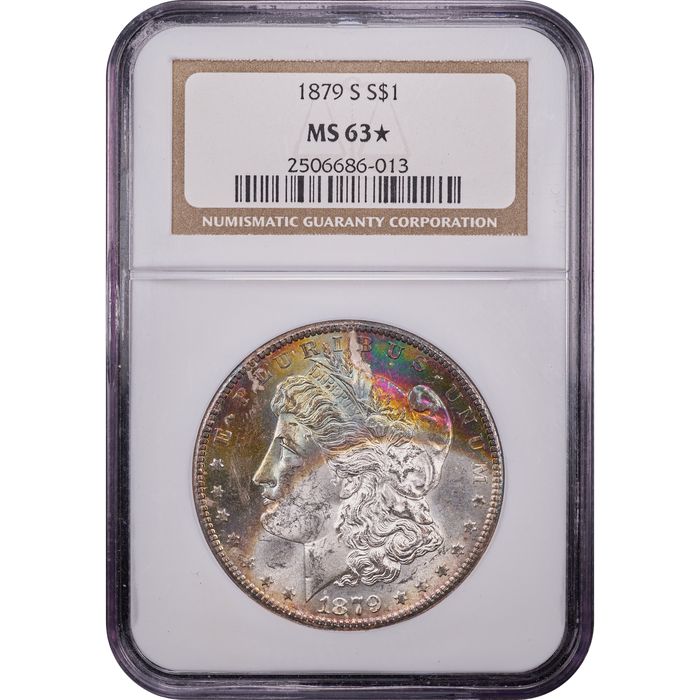 1879-S Morgan Dollar ($1) Toner Obverse Slab Image