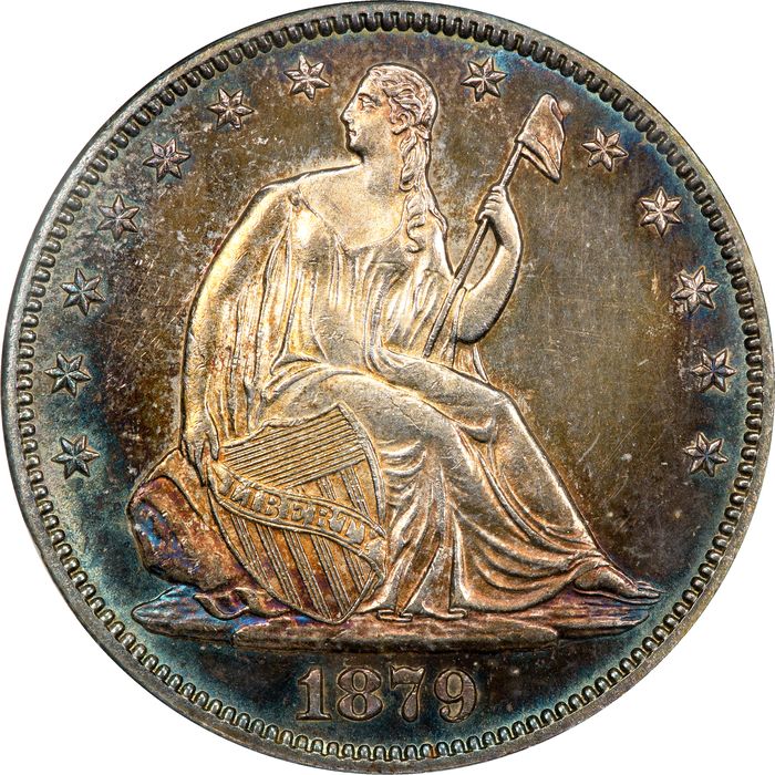 1879 Seated Liberty Half Dollar (50c) Obverse Image