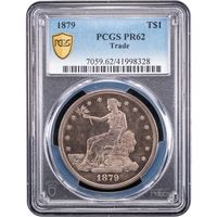 1879 Trade Dollar (T$1) Obverse Slab Image