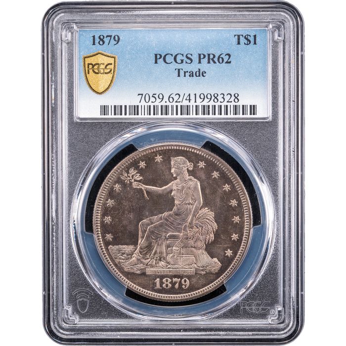 1879 Trade Dollar (T$1) Obverse Slab Image