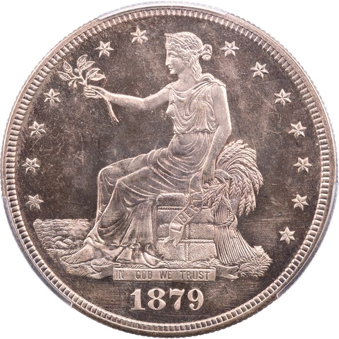 1879 Trade Dollar (T$1) Obverse Image