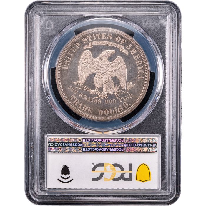 1879 Trade Dollar (T$1) Reverse Slab Image