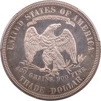 1879 Trade Dollar (T$1) Reverse Image