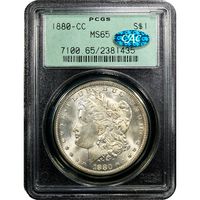 1880-CC Morgan Dollar ($1) OGH Obverse Image