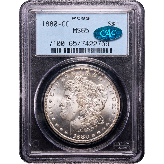 1880-CC Morgan Dollar ($1) OGH Obverse Image