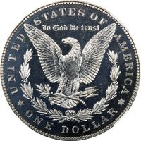 1880 Morgan Dollar ($1) Reverse Image
