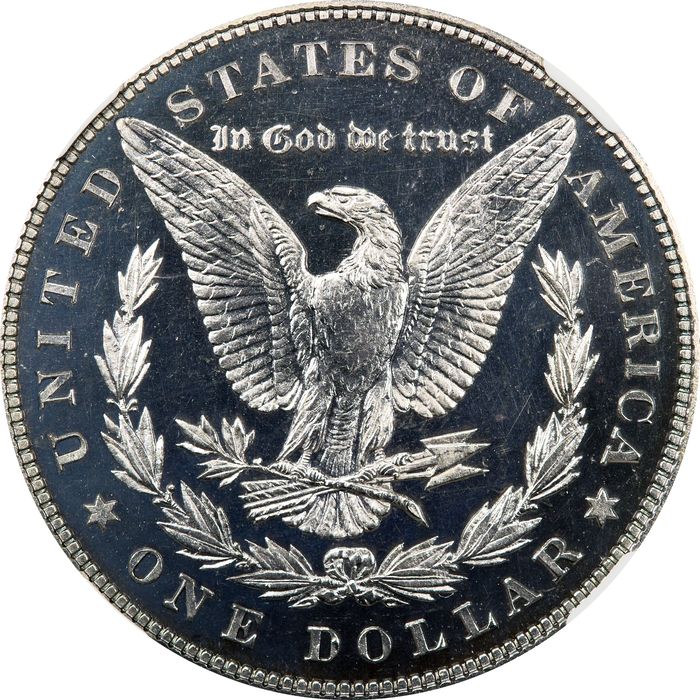 1880 Morgan Dollar ($1) Reverse Image