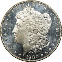 1880 Morgan Dollar ($1) Obverse Image