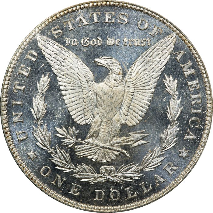 1880 Morgan Dollar ($1) Reverse Image