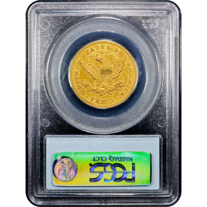 1880-O Liberty Gold Eagle ($10) Reverse Slab Image