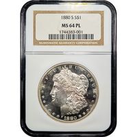 1880-S Morgan Dollar ($1) Obverse Slab Image