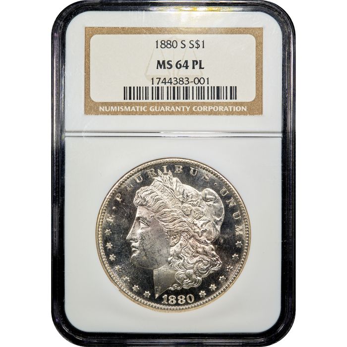 1880-S Morgan Dollar ($1) Obverse Slab Image