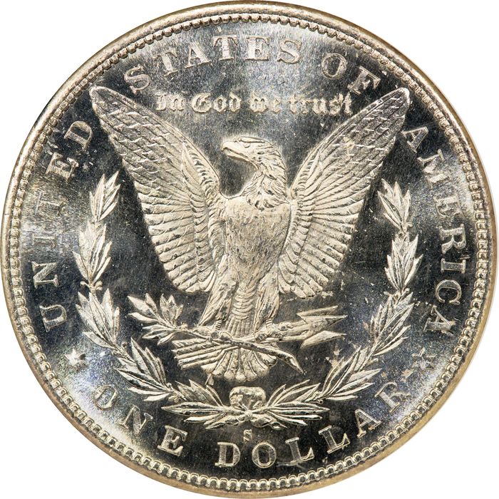 1880-S Morgan Dollar ($1) Reverse Image