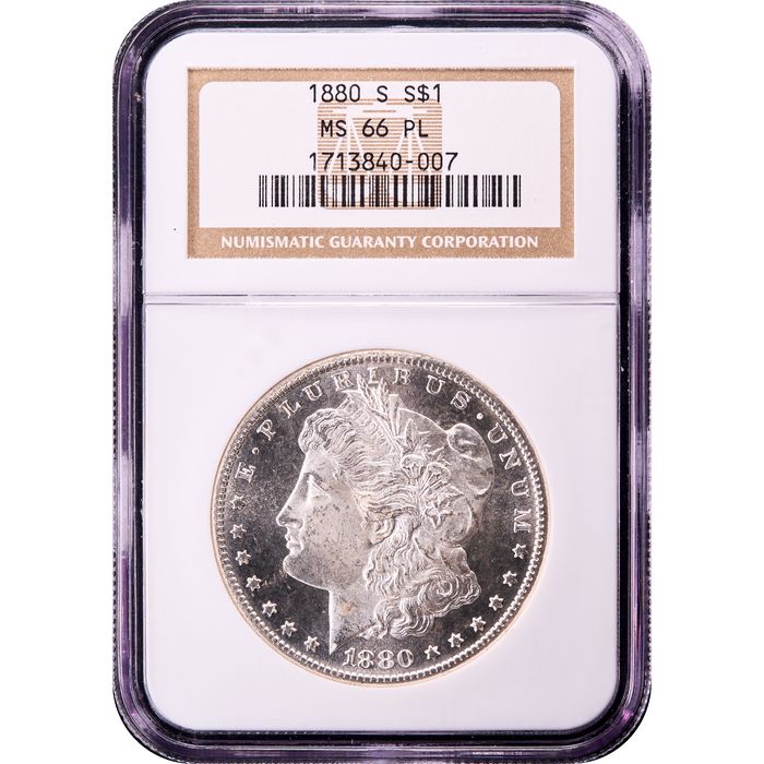 1880-S Morgan Dollar ($1) Obverse Slab Image