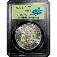 1880-S Morgan Dollar ($1) OGH Obverse Image