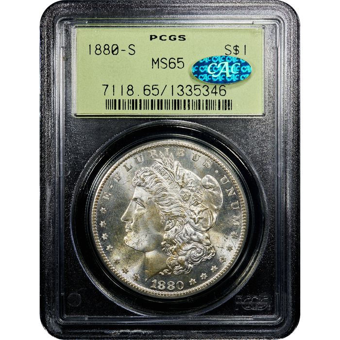 1880-S Morgan Dollar ($1) OGH Obverse Image