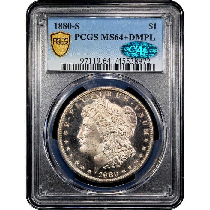 1880-S Morgan Dollar ($1) Obverse Slab Image