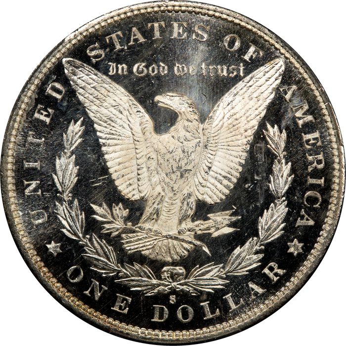 1880-S Morgan Dollar ($1) Reverse Image