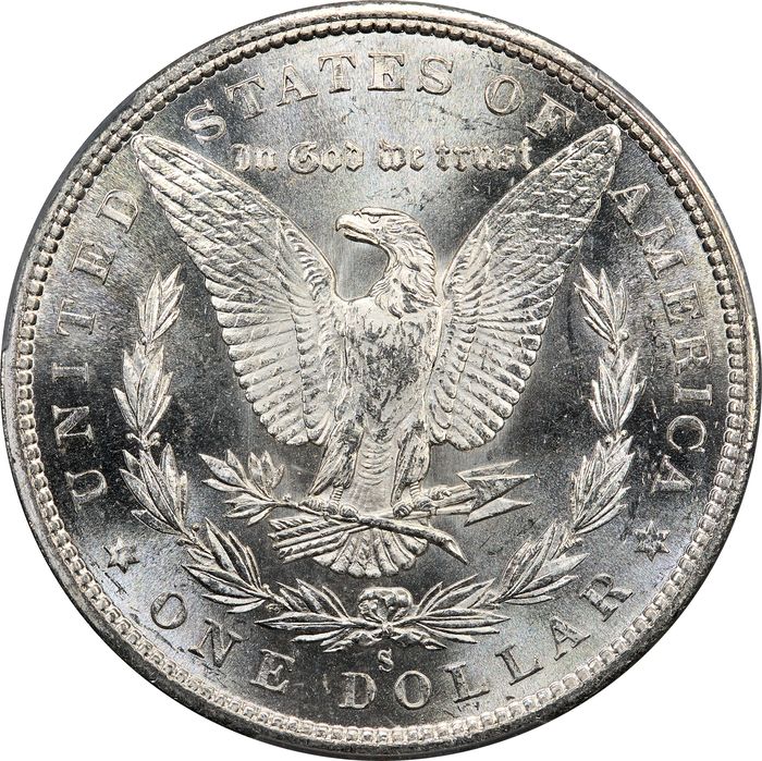 1880-S Morgan Dollar ($1) Reverse Image