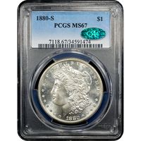 1880-S Morgan Dollar ($1) Obverse Image