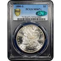 1880-S Morgan Dollar ($1) Obverse Slab Image