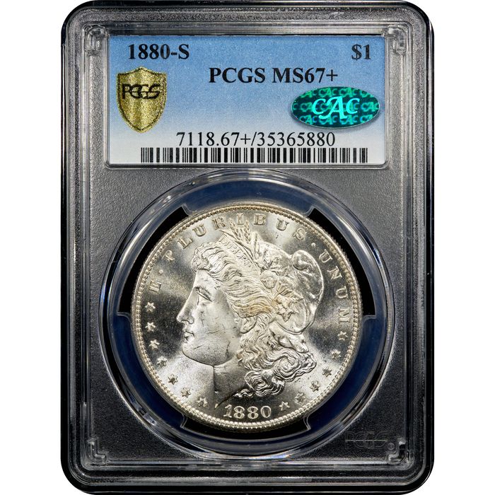 1880-S Morgan Dollar ($1) Obverse Slab Image