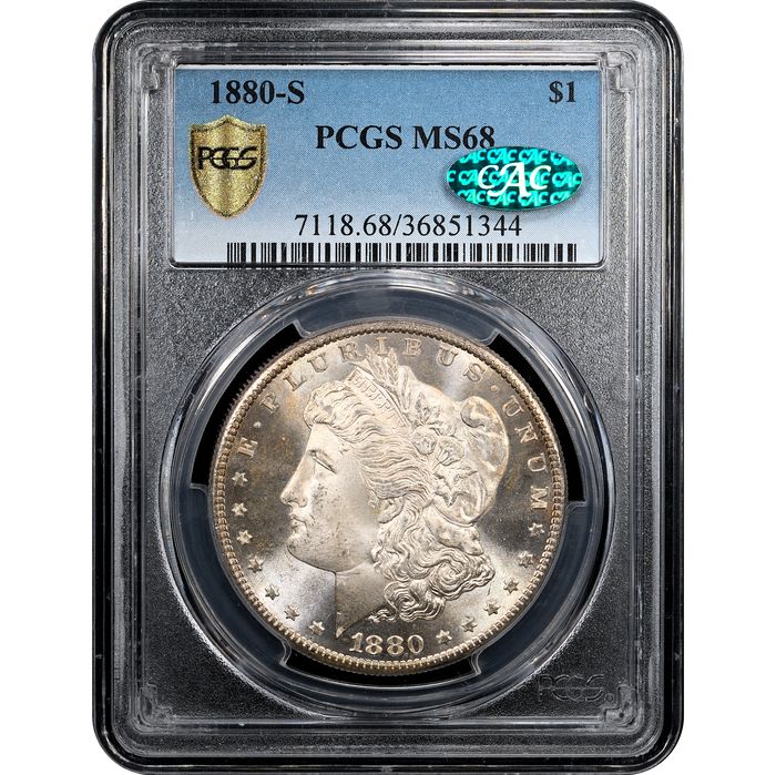 1880-S Morgan Dollar ($1) Obverse Slab Image