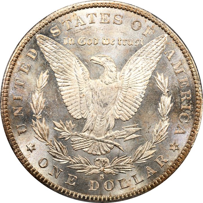 1880-S Morgan Dollar ($1) Reverse Image