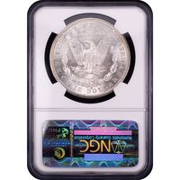 1880-S Morgan Dollar ($1) Rainbow Toner Reverse Slab Image
