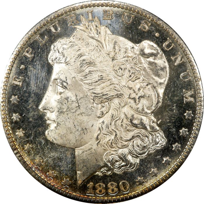 1880-S Morgan Dollar ($1) Rattler Obverse Image