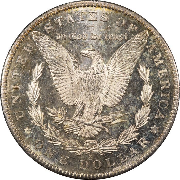 1880-S Morgan Dollar ($1) Rattler Reverse Image
