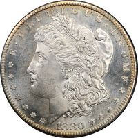 1880-S Morgan Dollar ($1) Rattler Obverse Image