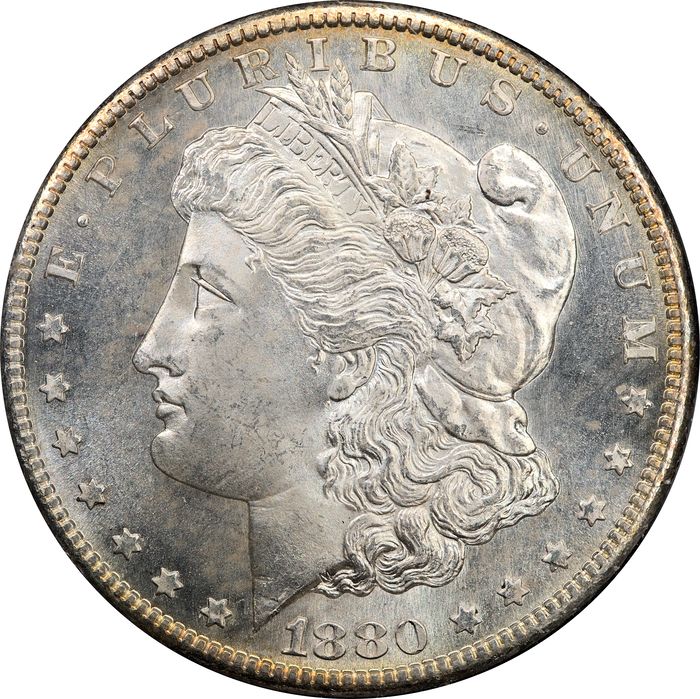 1880-S Morgan Dollar ($1) Rattler Obverse Image