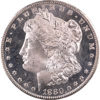 1880-S Morgan Dollar ($1) Rattler Obverse Image